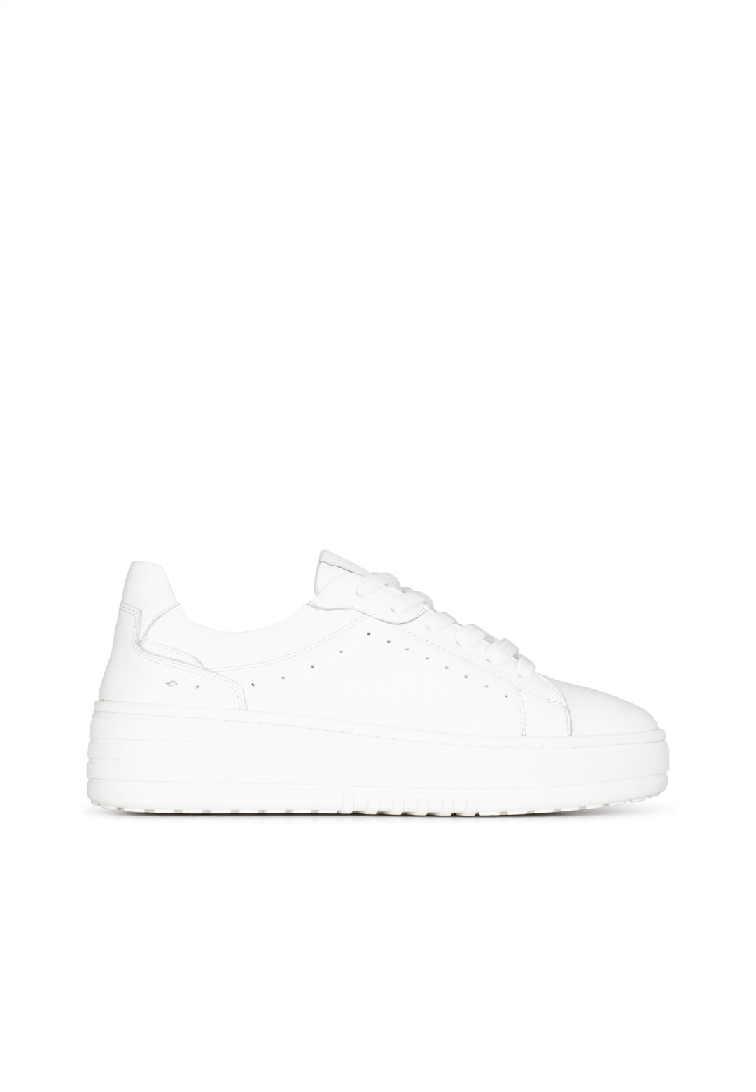 Witte Leren Sneakers voor Dames