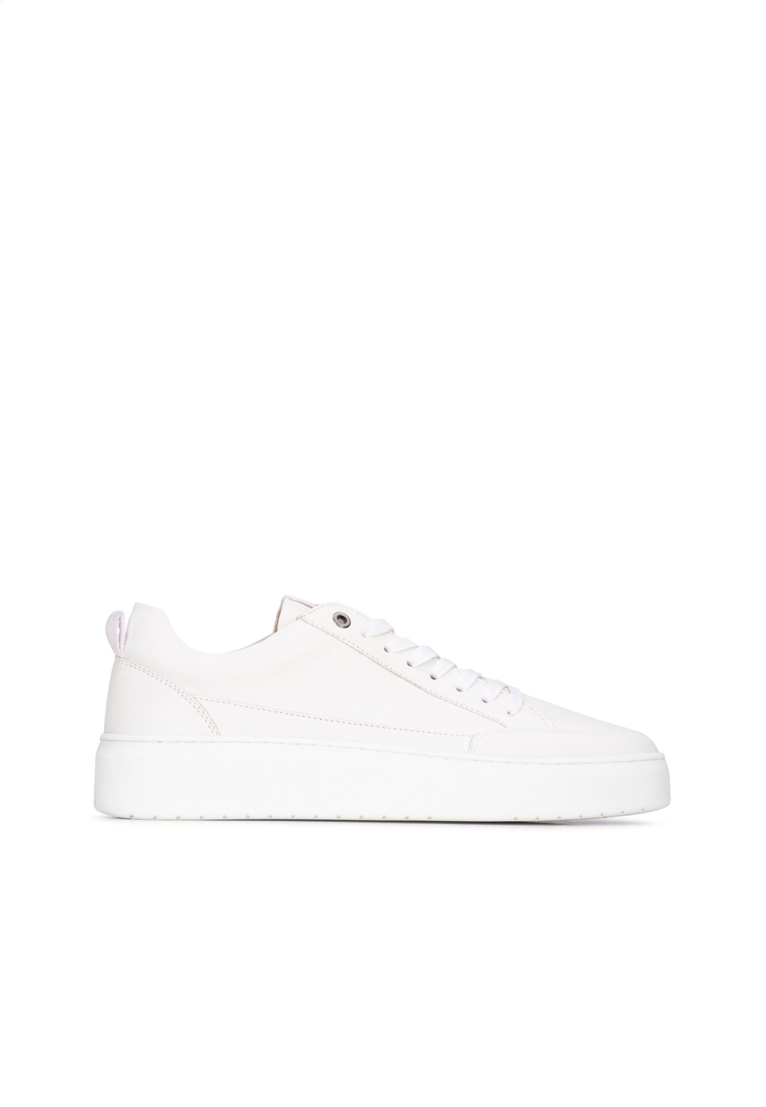 White Leather Men’s Sneakers – Enzo