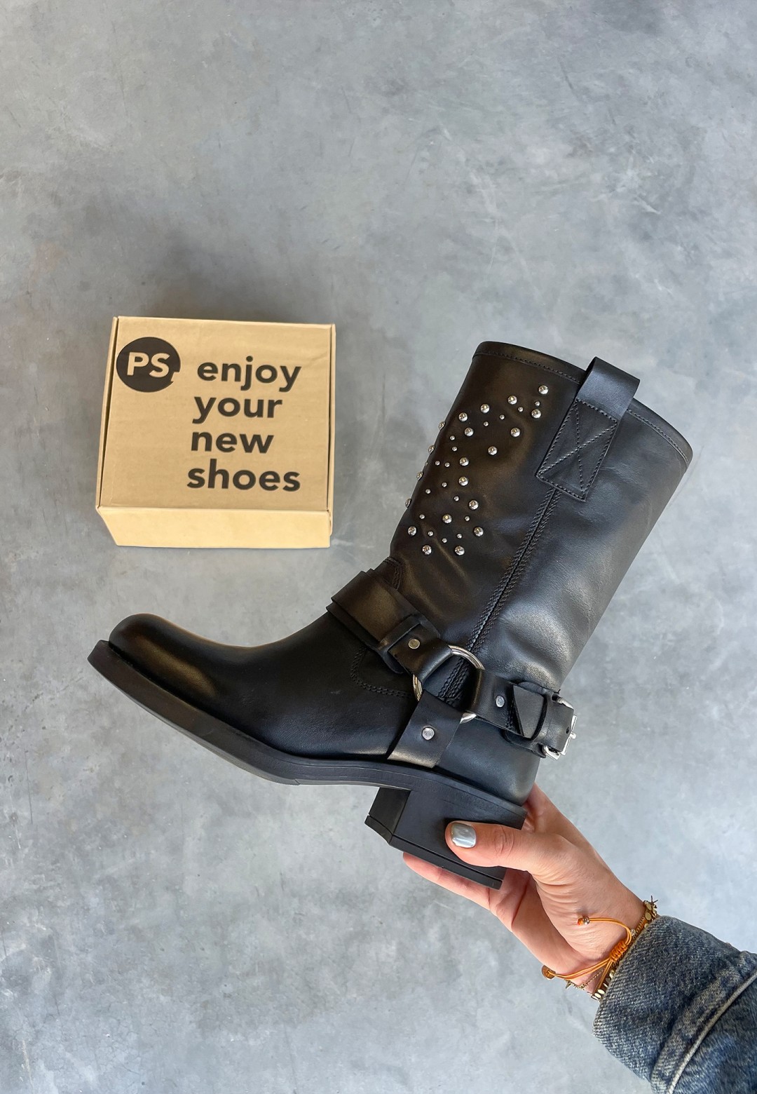 PS Poelman Damen Modular Biker Boots | Der offizielle POELMAN Webshop