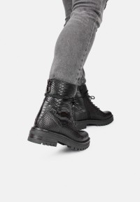 PS Poelman Women MONK Lace-up Boots | The Official POELMAN Webshop