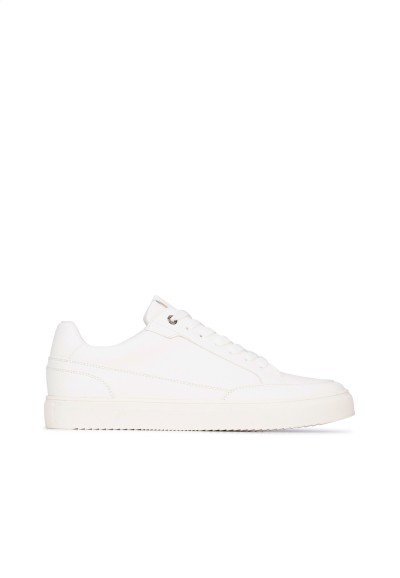 Witte Leren Sneakers voor Heren