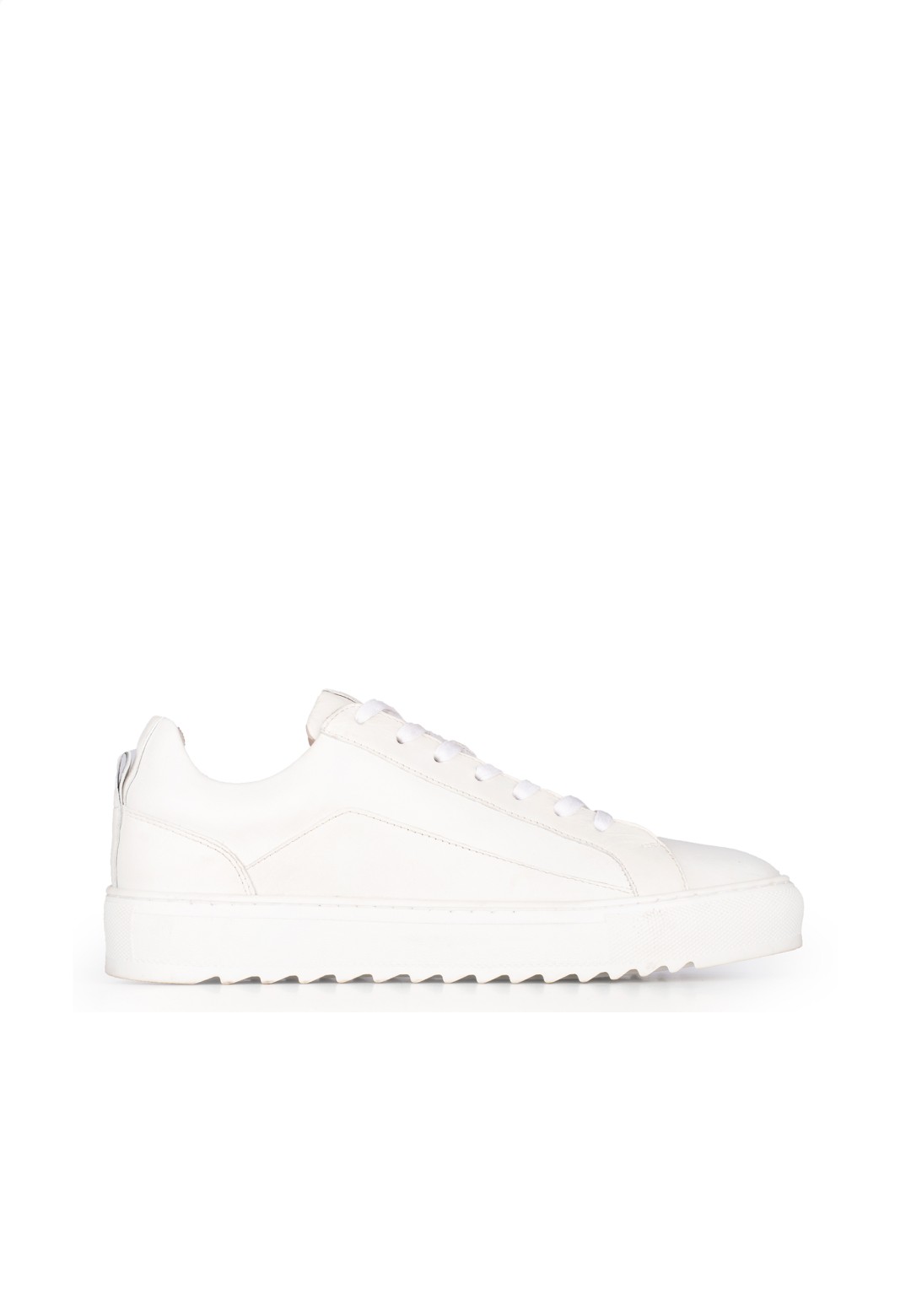 Witte Leren Sneakers voor Heren