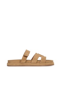 Beige Suede Women’s Sandals – Mag