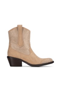 Abby Women's Cowboy Boots in Faux Suede