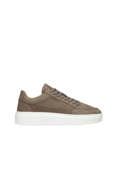 Taupe Suede Sneakers for Men