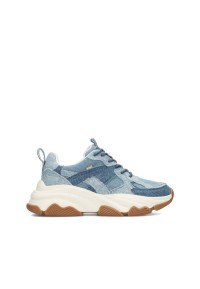 Blauwe Denim Dames Sneakers – Gigi