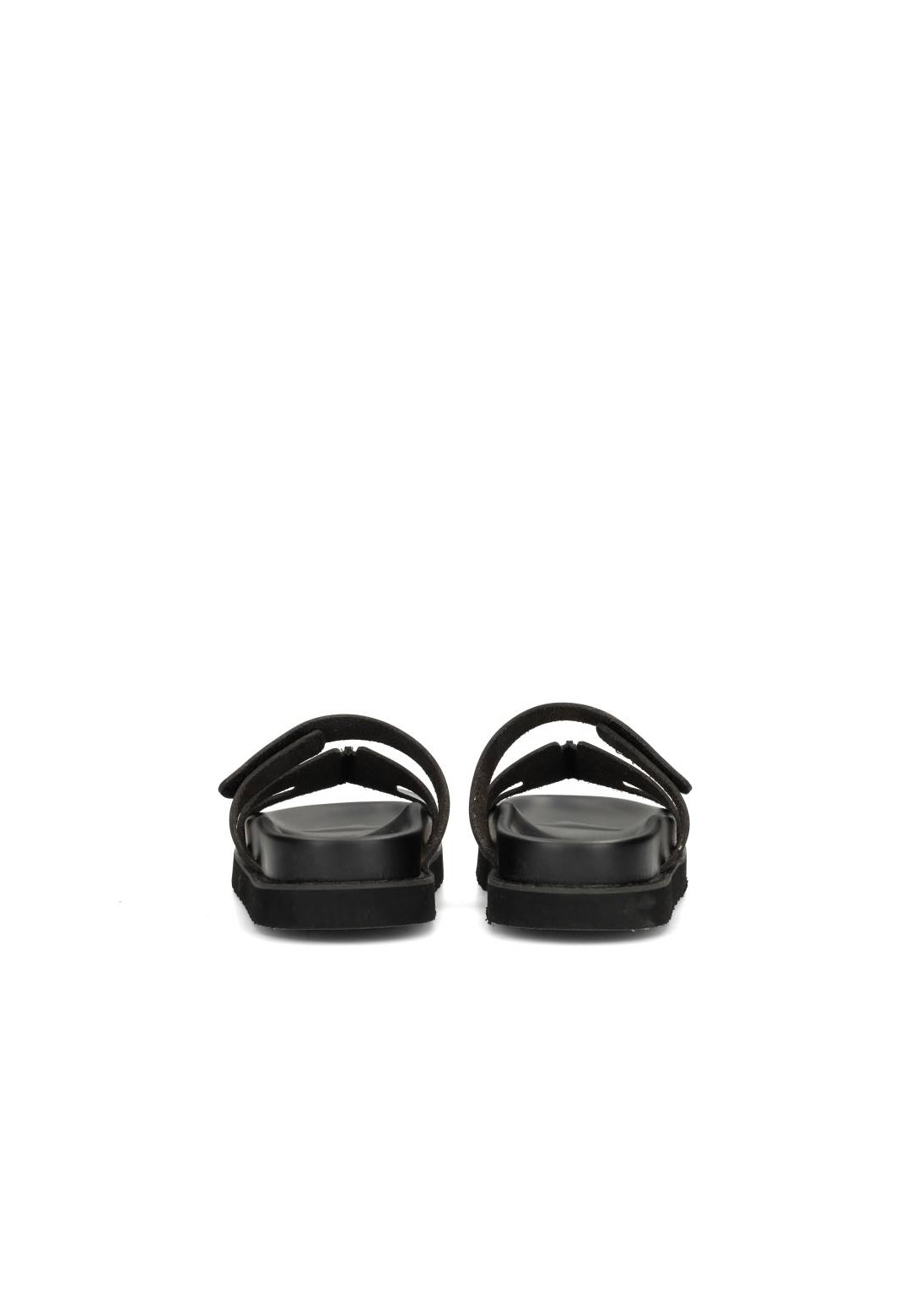 Back view of the Scottie sandals with smooth heel strap.