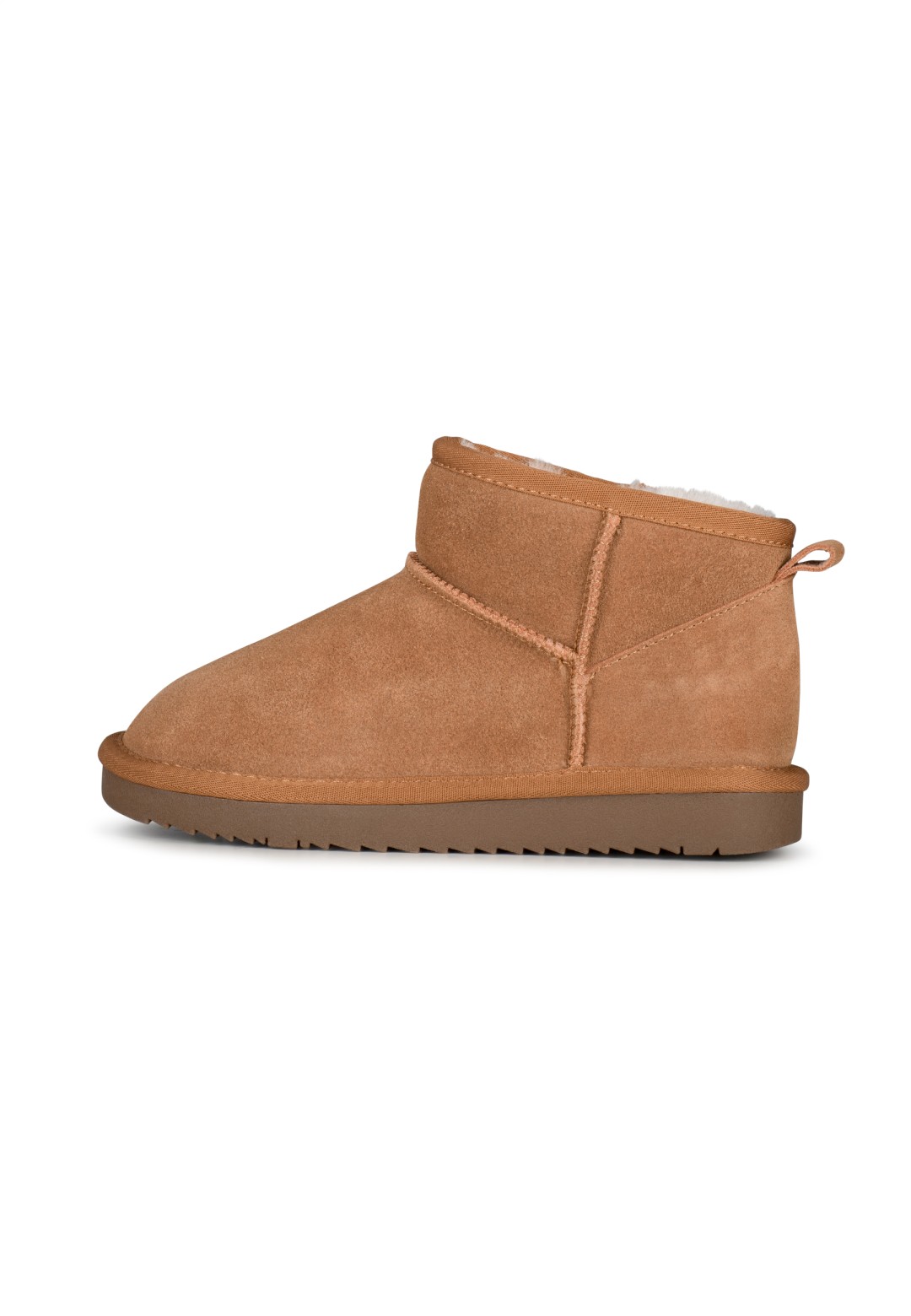 Camel Suede Ankle Boots for Girls