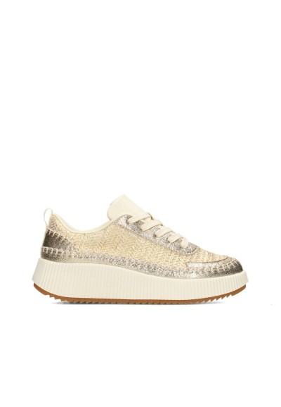 Gold Metalic Sneakers for Women