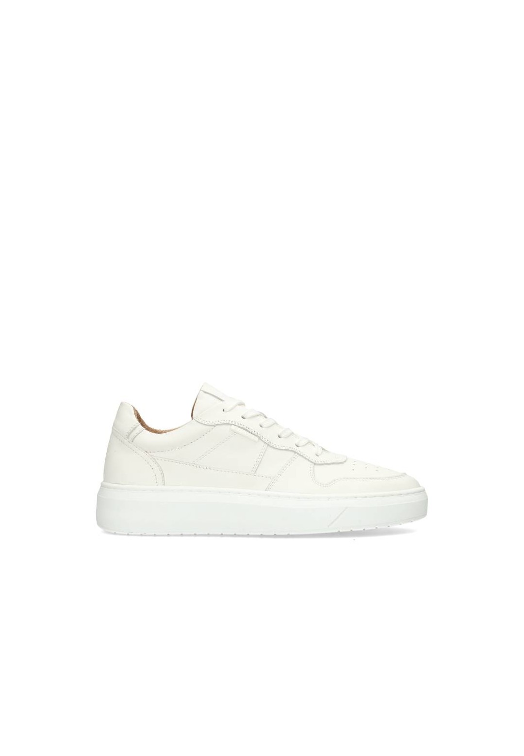 White Leather Sneakers for Men