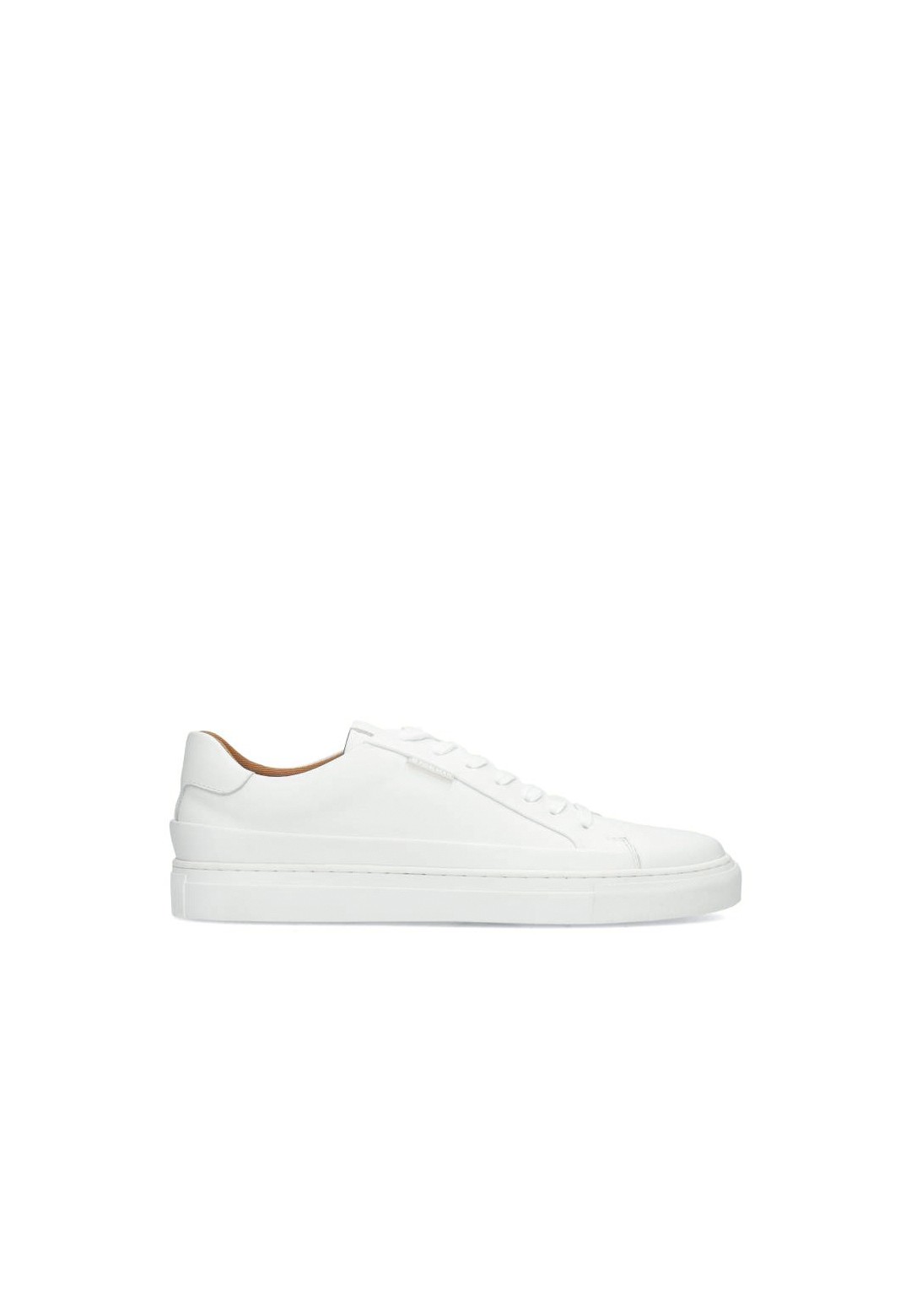 Witte Leren Sneakers voor Heren