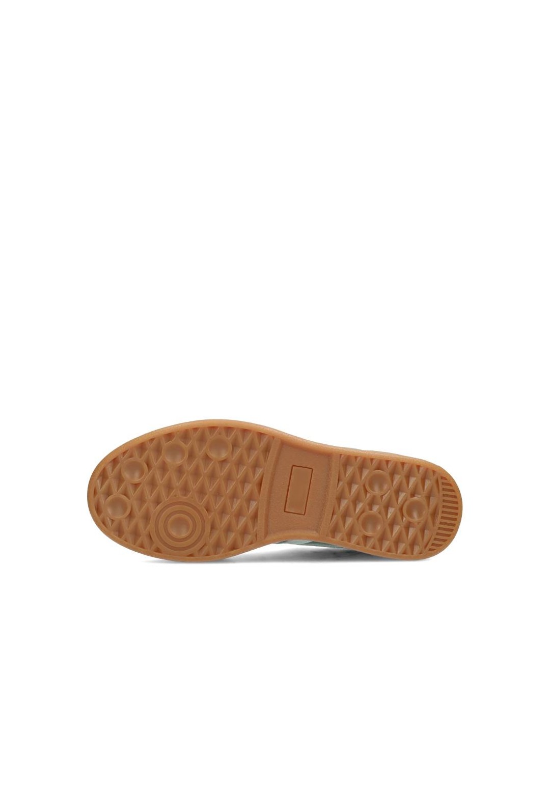 Onderzijde van de gumkleurige zool met grip