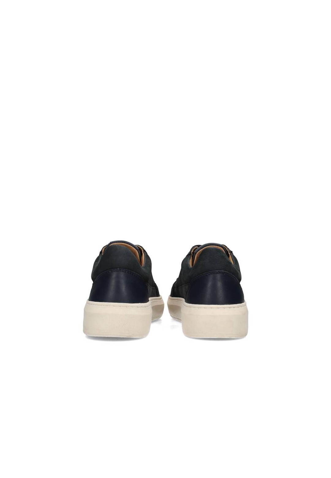 Poelman Brands Enzo zwarte suède sneakers – achteraanzicht