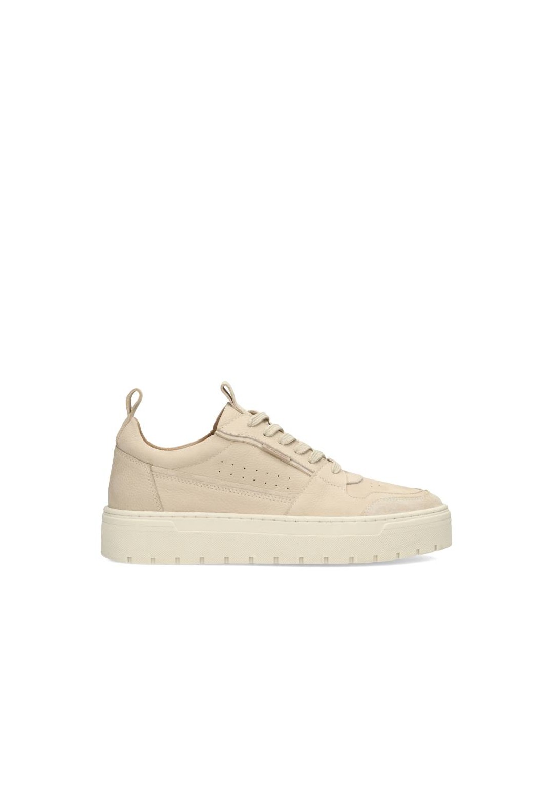 Beige Ivar heren sneaker – stijlvolle lage sneaker voor dagelijks gebruik