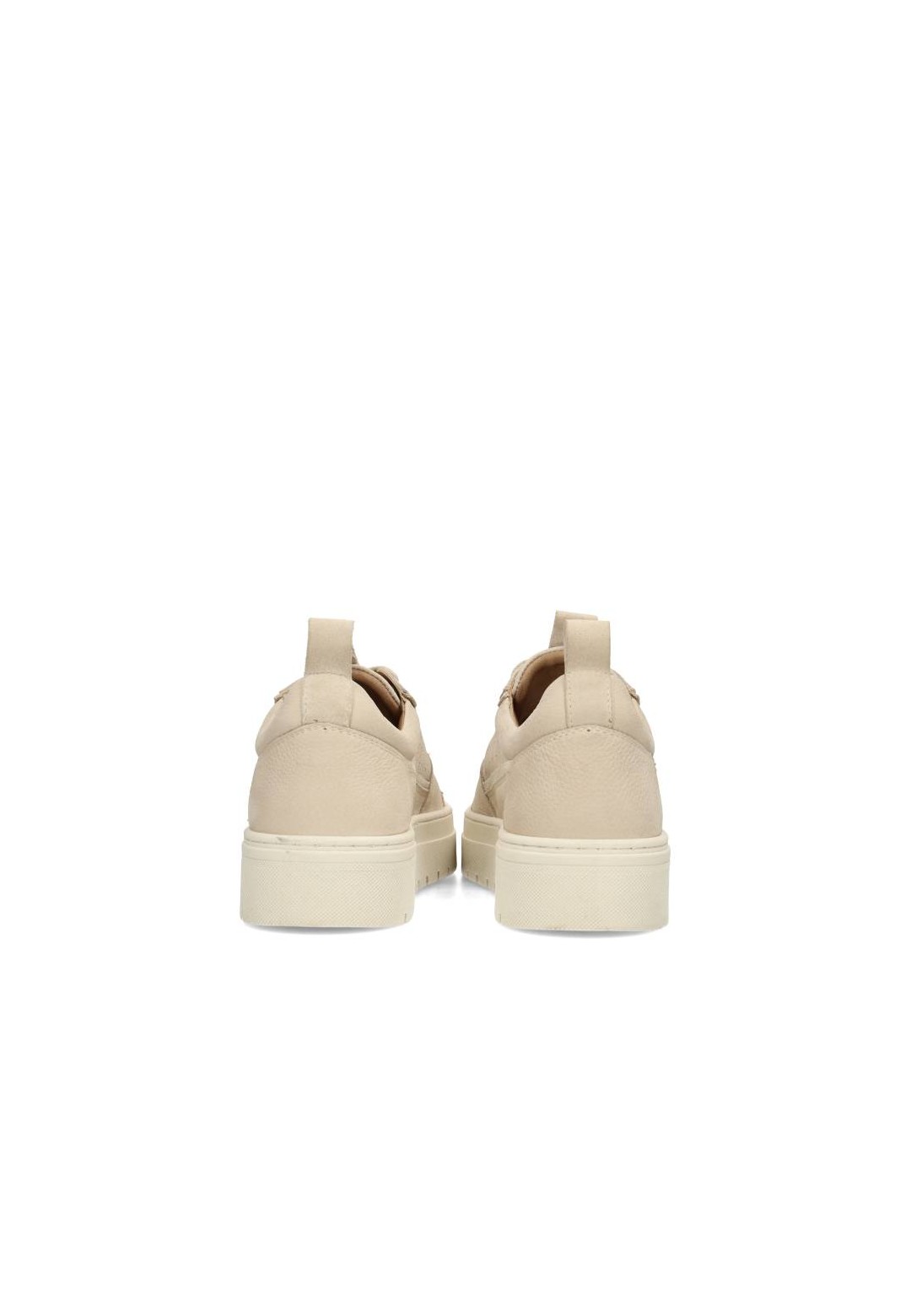 Ivar heren sneakers beige – achteraanzicht van comfortabele lage schoenen