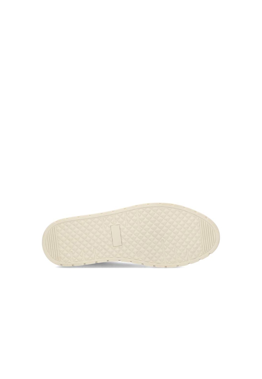 Ivar heren sneaker beige – detail van stevige zool met grip
