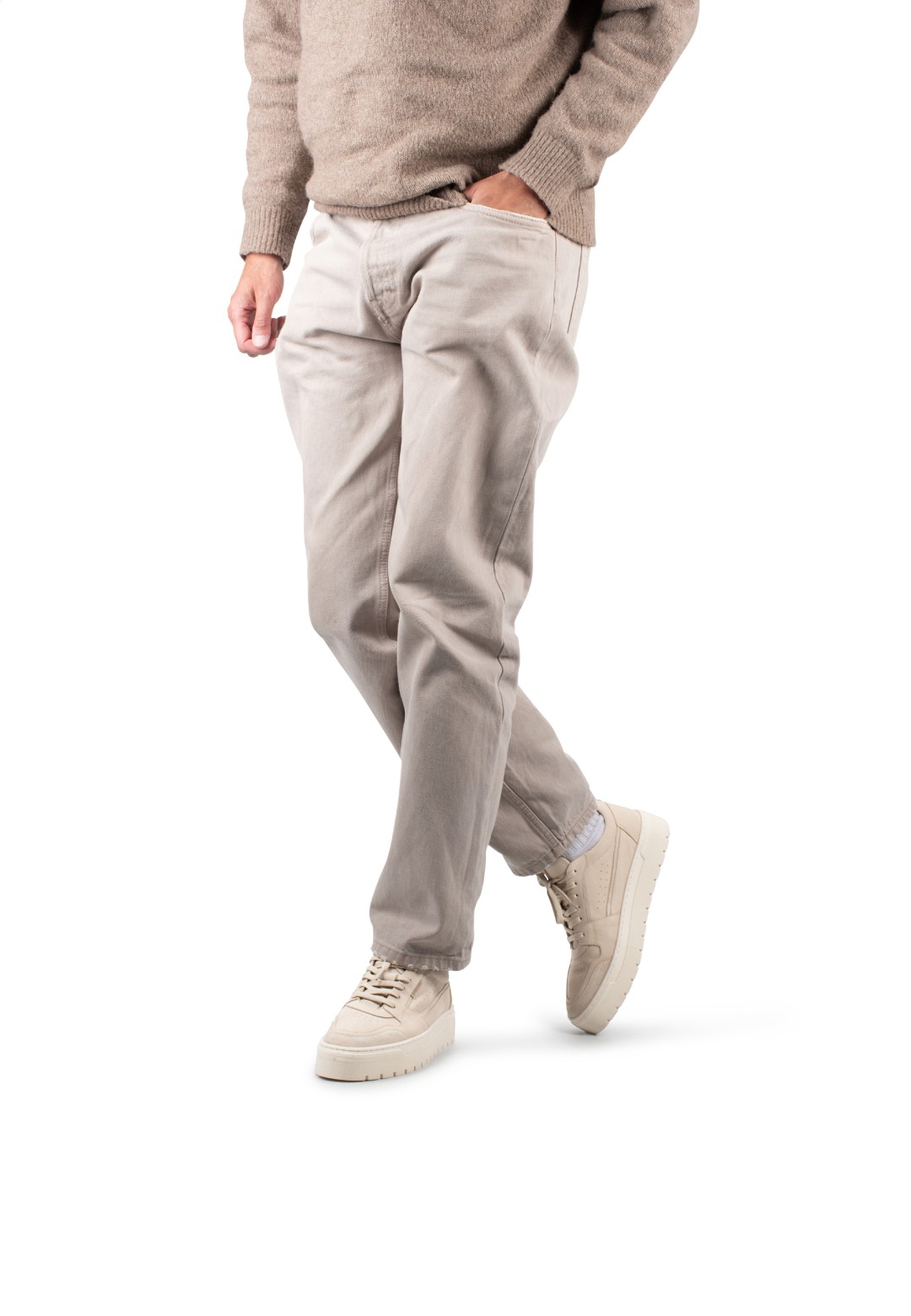Ivar heren sneakers beige – stijlvolle casual schoenen voor een moderne outfit