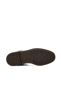 Joni heren veterschoenen zwart leer – detail van duurzame zool met grip