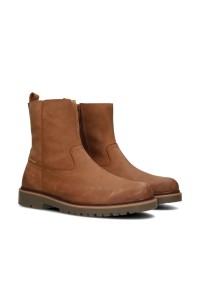Toni Herren Stiefeletten braun Wildleder – schräge Seitenansicht stilvoller Stiefel