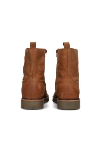 Brown suede Toni men’s ankle boots – back view of elegant men’s boots