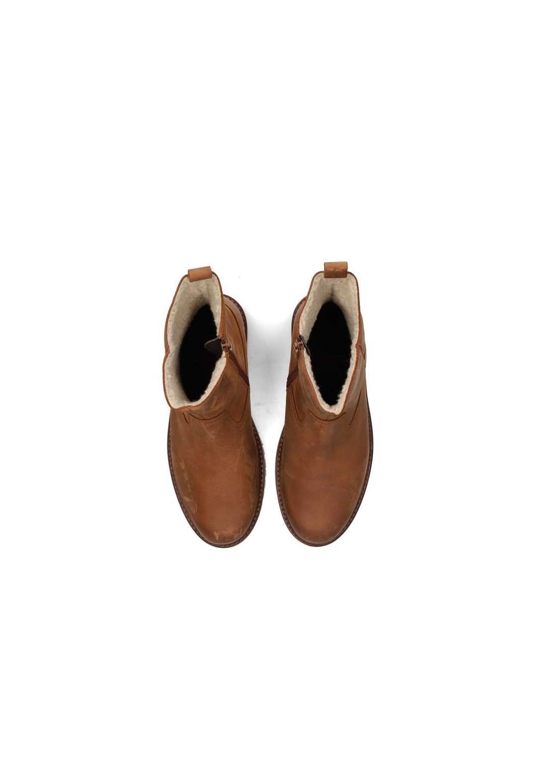 Toni men’s ankle boot brown – top view of trendy suede boots
