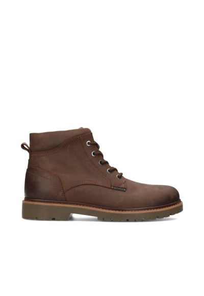 Brown Toni men’s lace-up shoe – rugged leather model for everyday wear