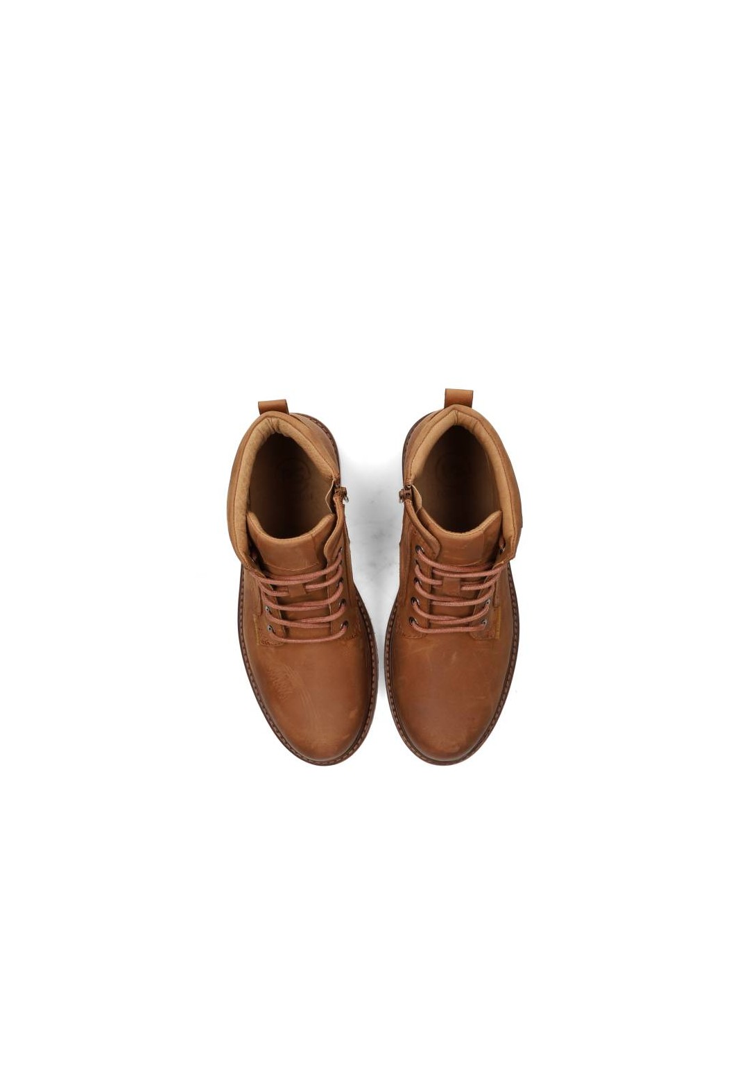 Hellbraune Toni Herren Schnürschuhe – Draufsicht eleganter Lederschuhe