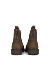 Rear view of both RAYA boots showing heel and shaft