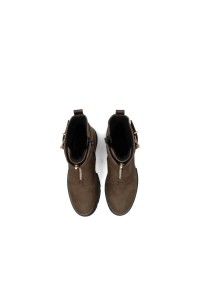 Top view of the SOPHIE boots showing the soft fleece lining