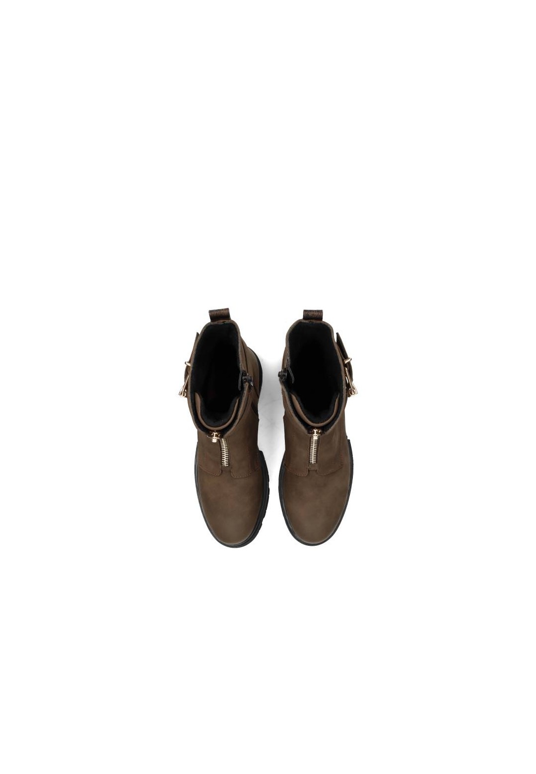 Top view of the SOPHIE boots showing the soft fleece lining