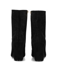 EVELYN ankle boots – back view with straight shaft