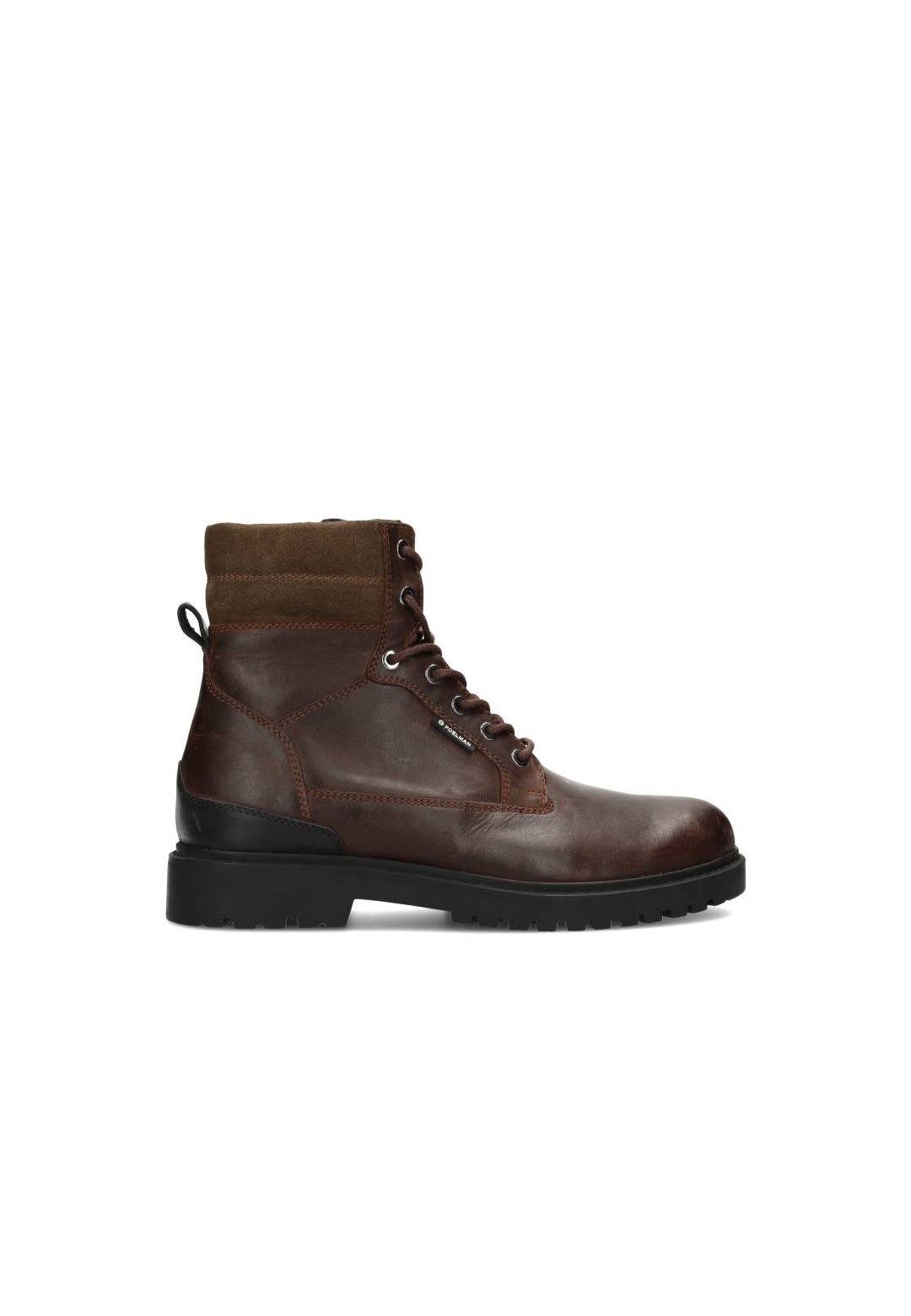 Brauner Toni Herren Schnürschuh – robuster Lederschuh mit warmer Fütterung