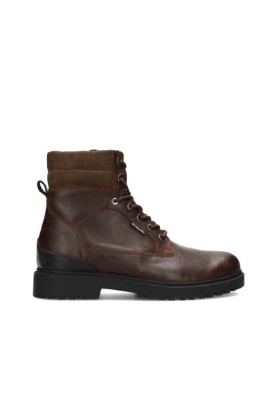 Brauner Toni Herren Schnürschuh – robuster Lederschuh mit warmer Fütterung