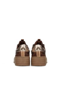 Achteraanzicht PS Poelman ANEMONE sneakers – metallic hielstuk