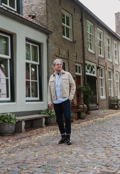 Joni heren veterschoenen zwart – elegante leren schoenen gedragen met jeans
