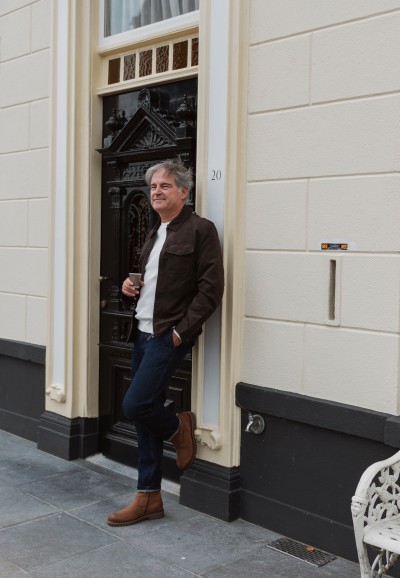 Toni heren enkellaarzen bruin – elegante laarzen gedragen met casual outfit