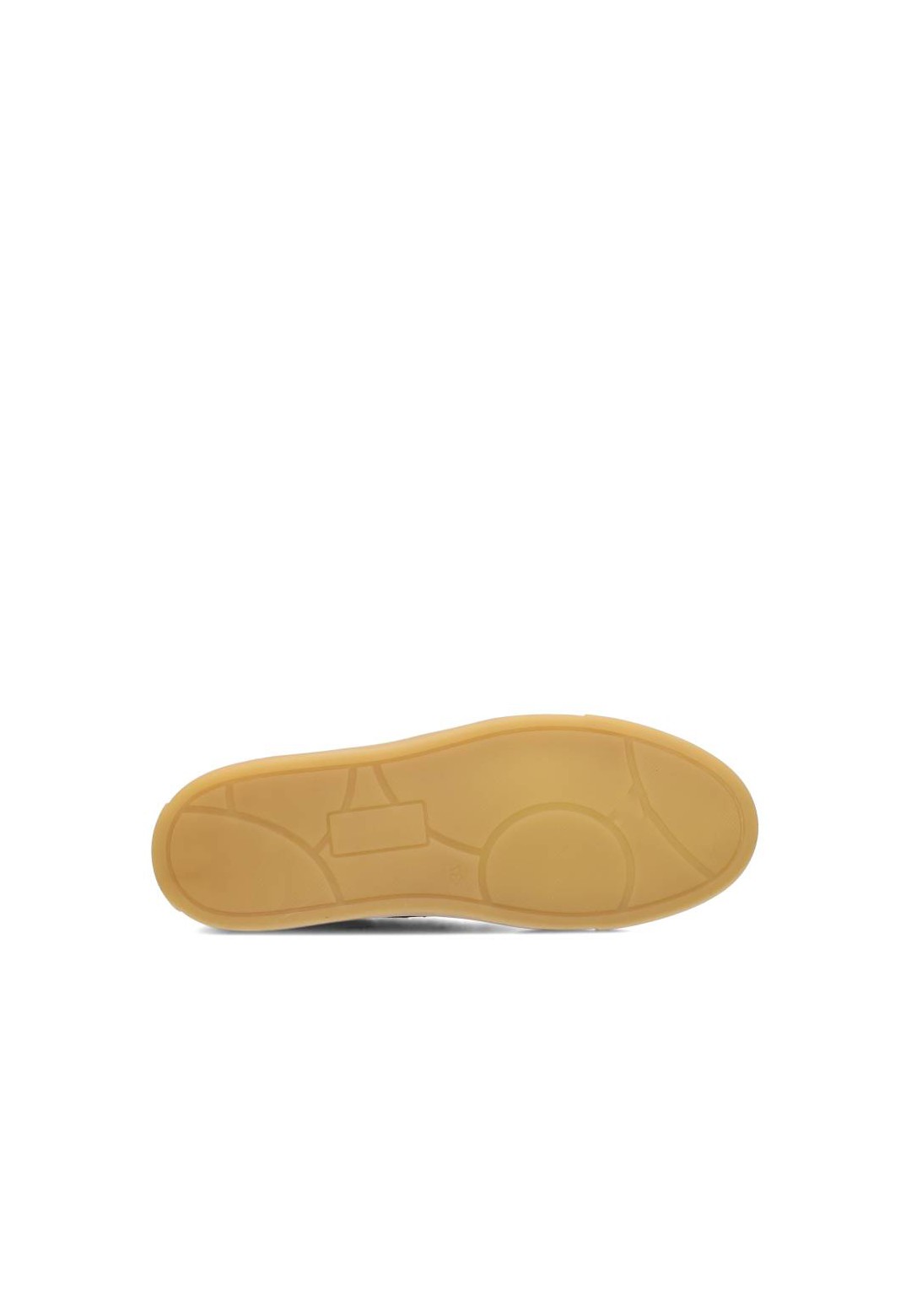 Bruine suède sneakers – onderzijde zool