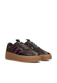 Angled front view of ANEMONE sneakers
