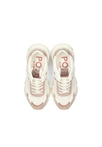 Bovenaanzicht GIGI POSH sneakers met logo in zool
