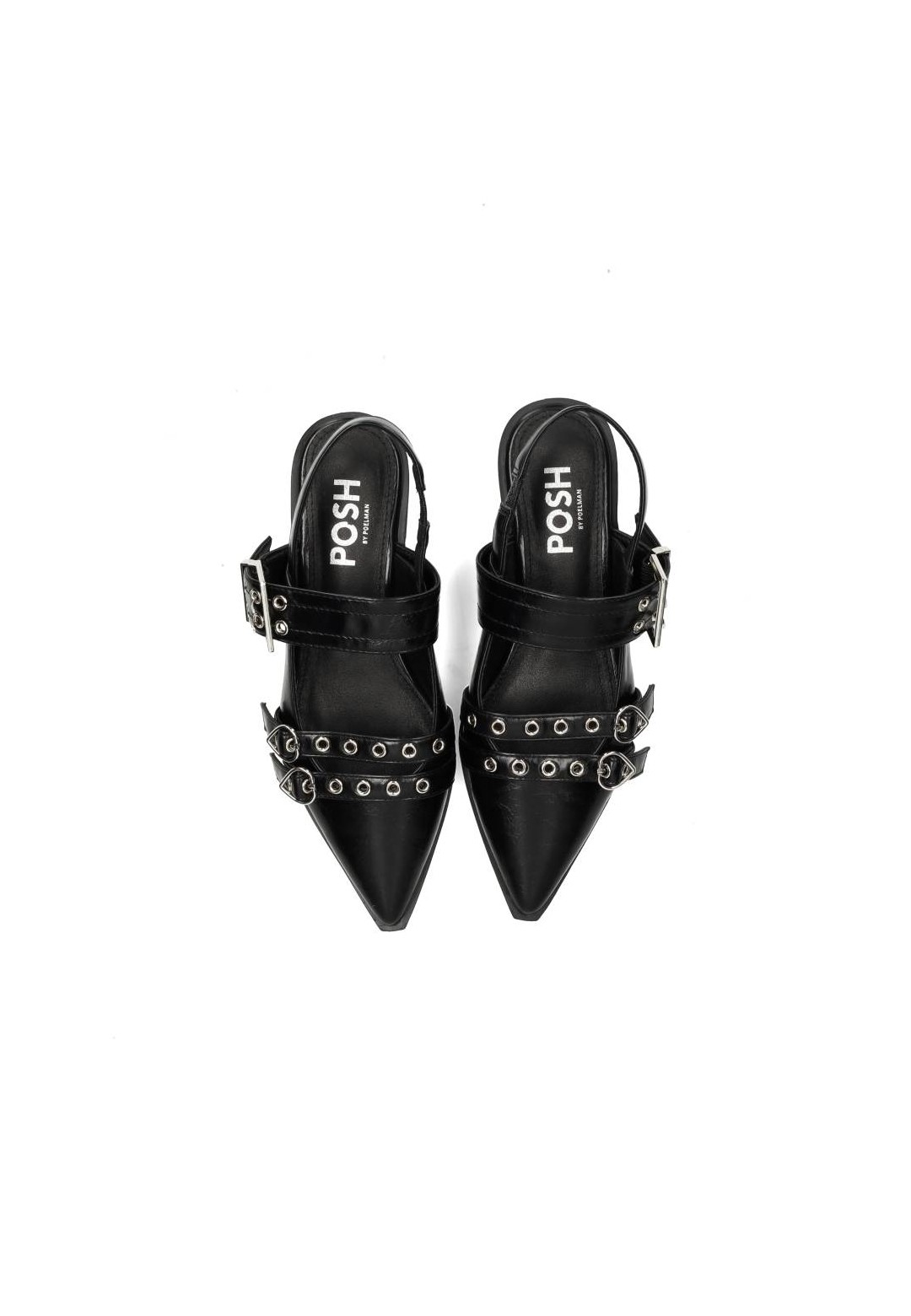 AVA slingbacks – bovenaanzicht met puntige neus