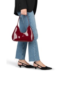 Model in jeans wearing CHLOE slingback heels – standing