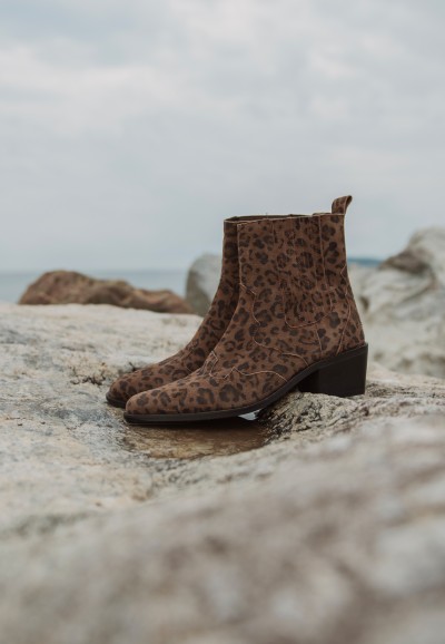 Saint-Tropez collection: close up panter enkellaarsjes van PS Poelman