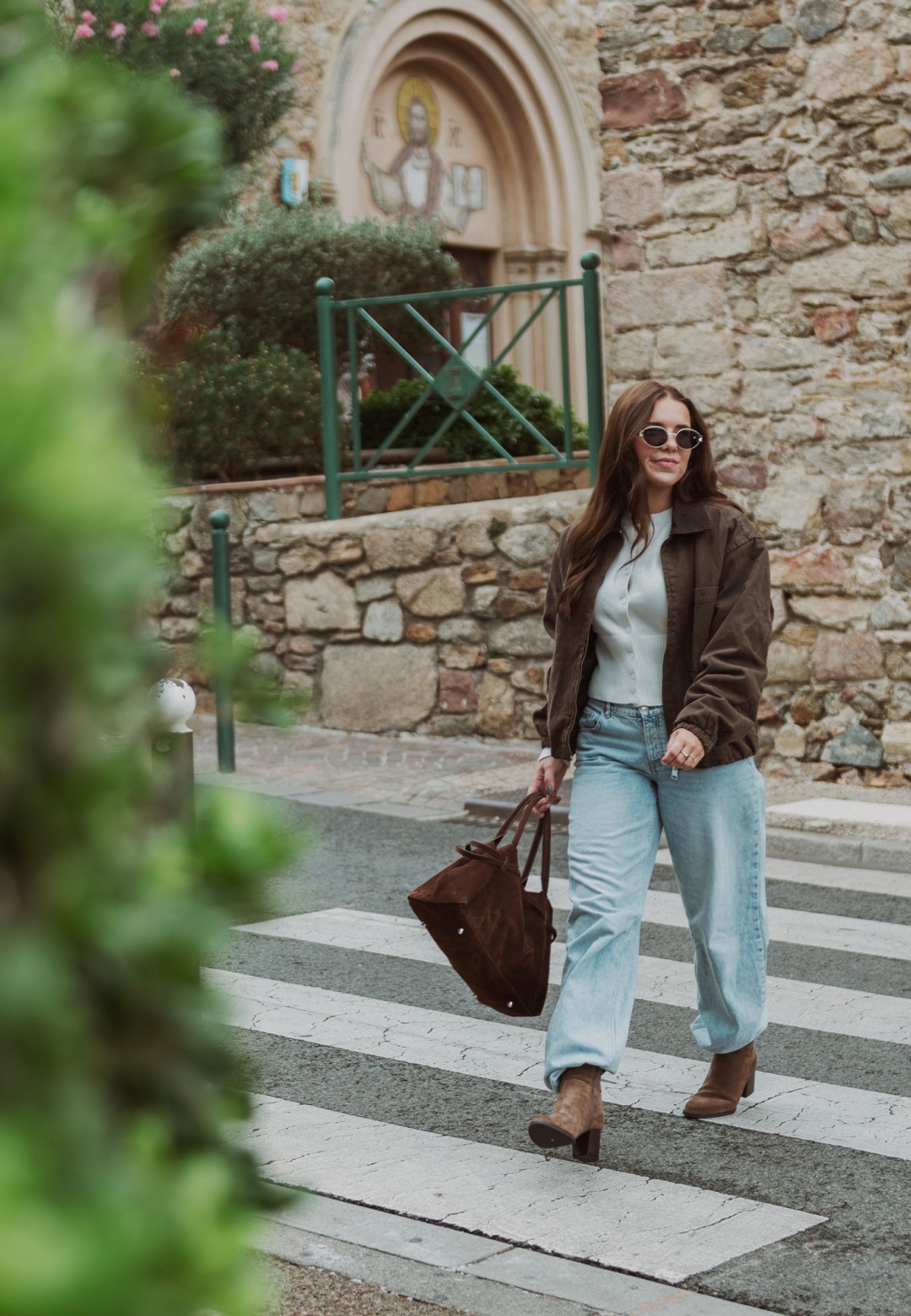 Saint-Tropez collection: modelfoto van fleur enkellaarzen