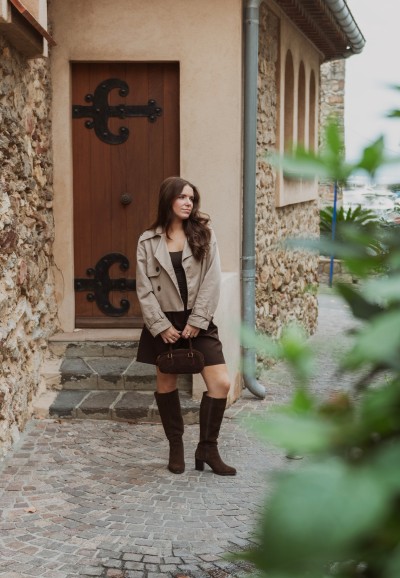FLEUR boot styled with autumn outfit
