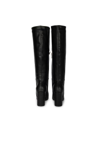 Rear view of the boots – heel and zipper visible.