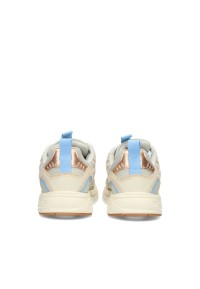 Achteraanzicht van de ZARA meisjes sneakers met blauwe accenten