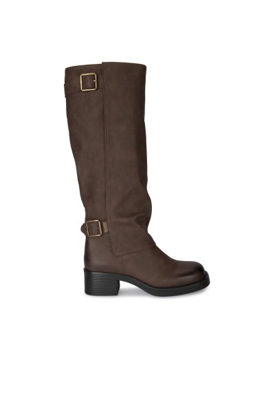 POSH by Poelman JANE biker boot in faux suede