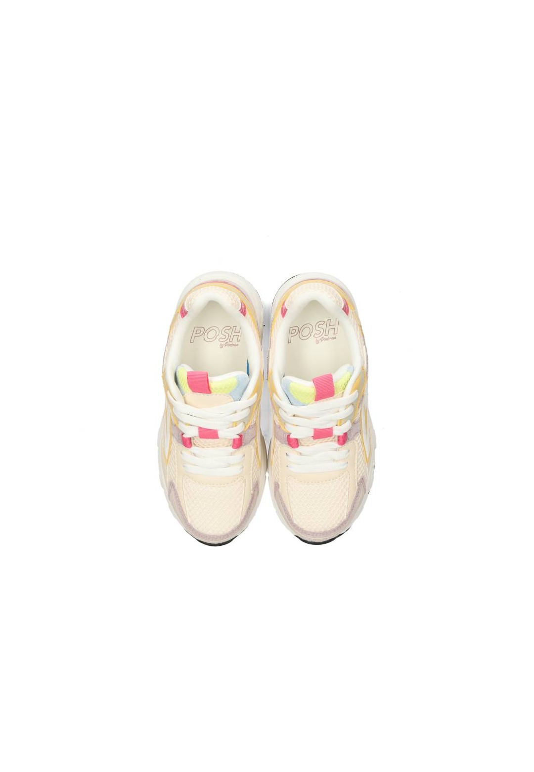 Draufsicht auf pastellfarbene POSH by Poelman Marly Sneaker