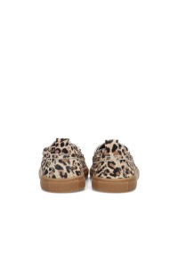Achteraanzicht van de SILK panter loafers – beide schoenen