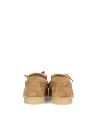 Achteraanzicht ZALAMA camel loafers van POSH by Poelman